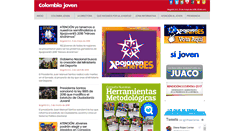Desktop Screenshot of colombiajoven.gov.co